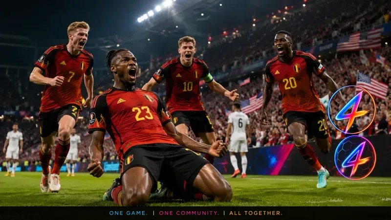 I Diavoli Rossi travolgono gli USA 4-1: il Belgio in semifinale contro la Spagna