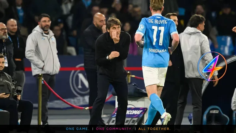 Antonio Conte lascia il SSC Napoli, Kevin De Bruyne e Romelu Lukaku in attesa