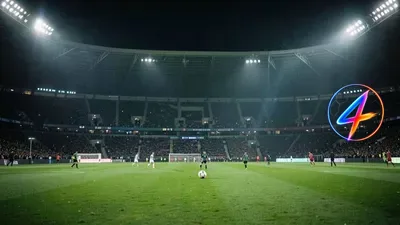 Luci di Akron creano l'atmosfera per l'apertura Liga MX Chivas‑Toluca