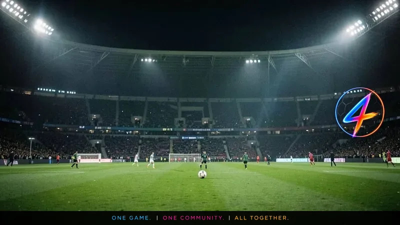 Luci di Akron creano l'atmosfera per l'apertura Liga MX Chivas‑Toluca