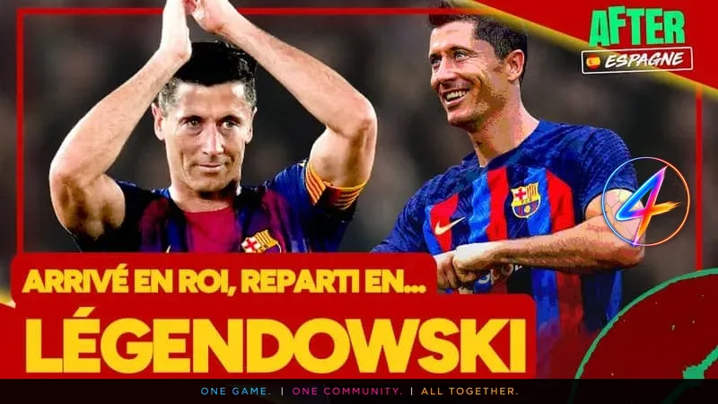 Robert Lewandowski lascia il Barcellona dopo tre stagioni