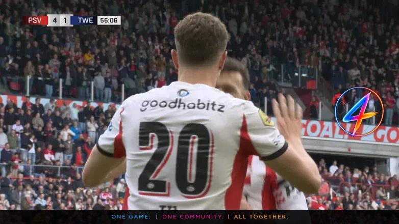 Guus Til Scores PSV's 100th Goal in 5-1 Win Over Twente