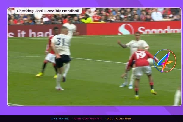 Referee chiefs admit error after Manchester United handball goal