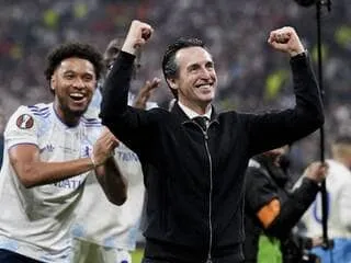 Unai Emery Celebrates Fifth Europa League Win with Aston Villa