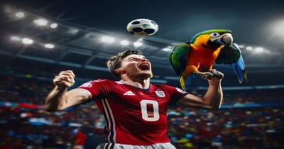 Vincent Kompany Celebrates Bayern Title with Giant Parrot in Munich
