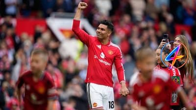 Casemiro Plays Final Manchester United Game at Old Trafford