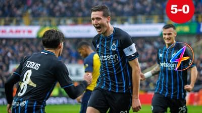 Club Brugge KV verpulvert Union met 5-0, bijna 20e landstitel