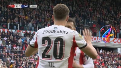 Guus Til Scores PSV's 100th Goal in 5-1 Win Over Twente