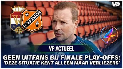 FC Volendam tegen Willem II in play-offfinale