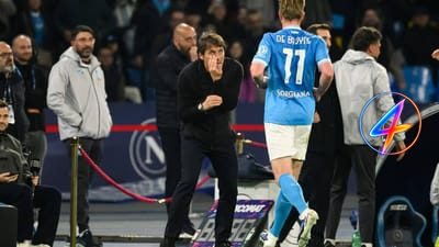 Antonio Conte leaves Napoli as Kevin De Bruyne and Romelu Lukaku wait