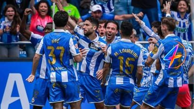 Deportivo La Coruña listo para volver a Primera con el choque contra Valladolid