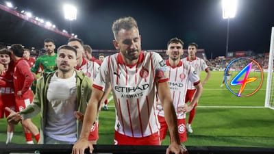 Cristhian Stuani afronta el desconsuelo de Girona tras el descenso